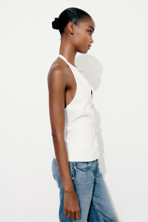 Sara Jewel Bow Top
