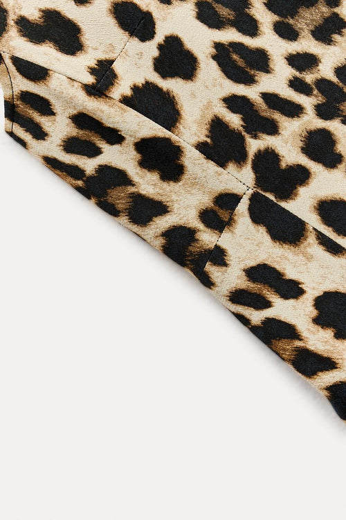 Jean Leopard Dress