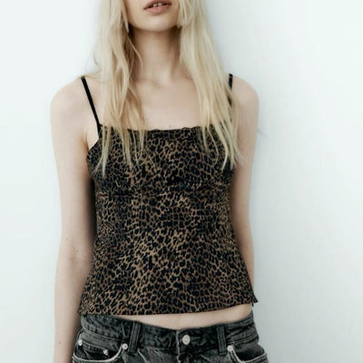 Valentina Leopard Cami