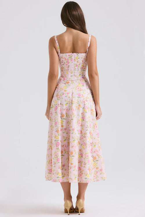 Clarabelle Corset Midi Sundress