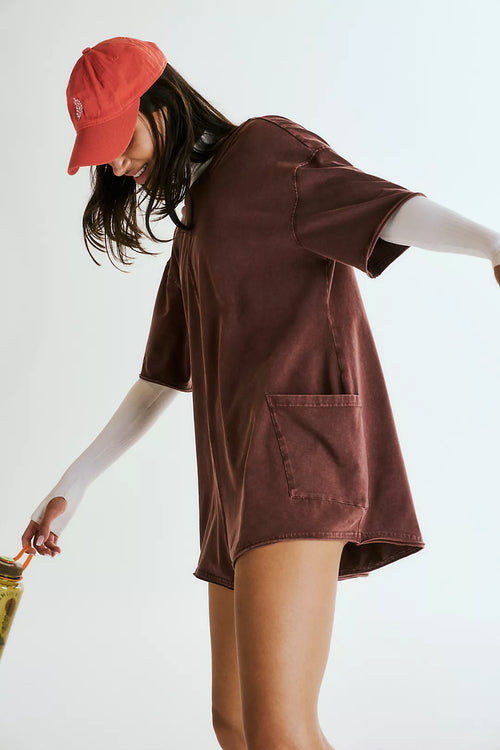 She's Hot Tee Romper