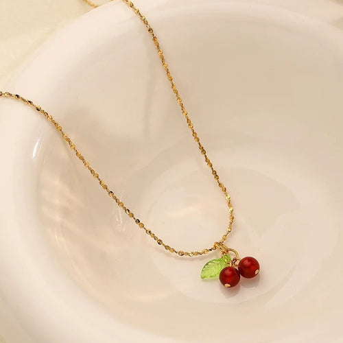 The Sweetest Cherry Necklace