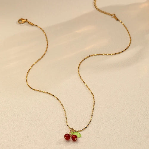 The Sweetest Cherry Necklace