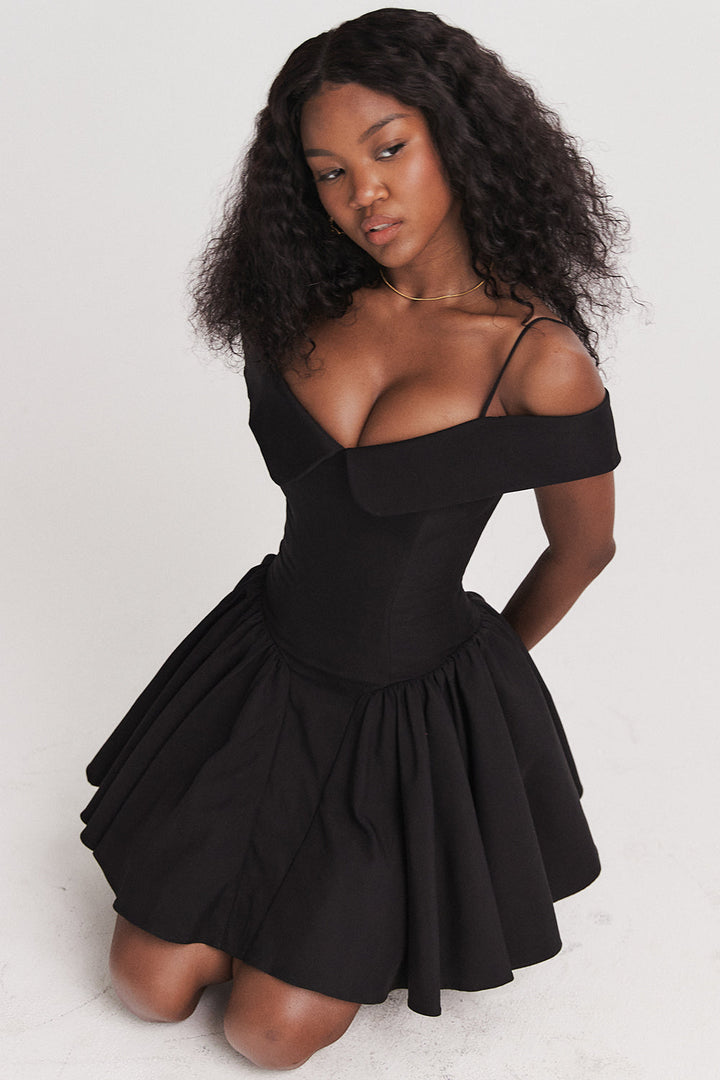 Elina Off Shoulder Mini Dress