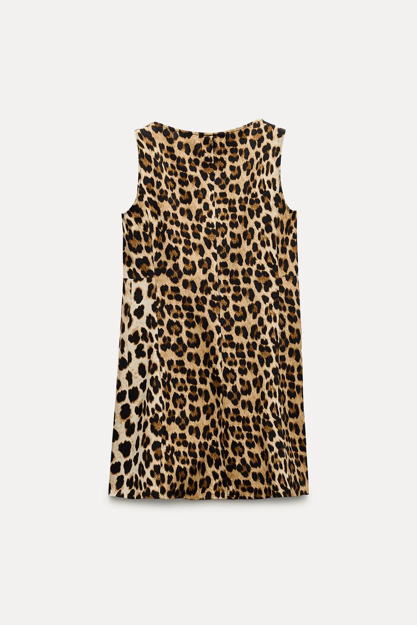 Jean Leopard Dress