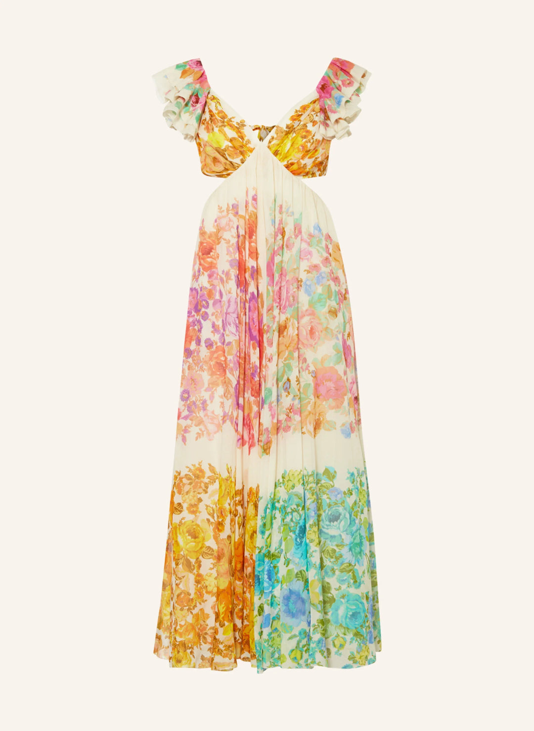 Raie Floral Frill Dress