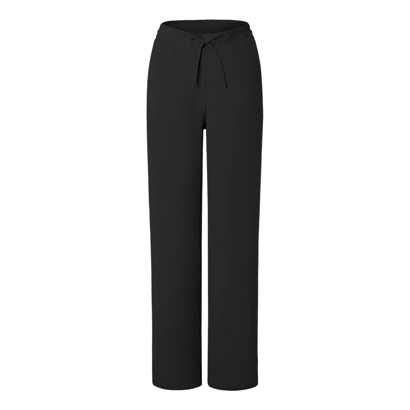 Mid-Rise Wide-Leg Cozy Pants