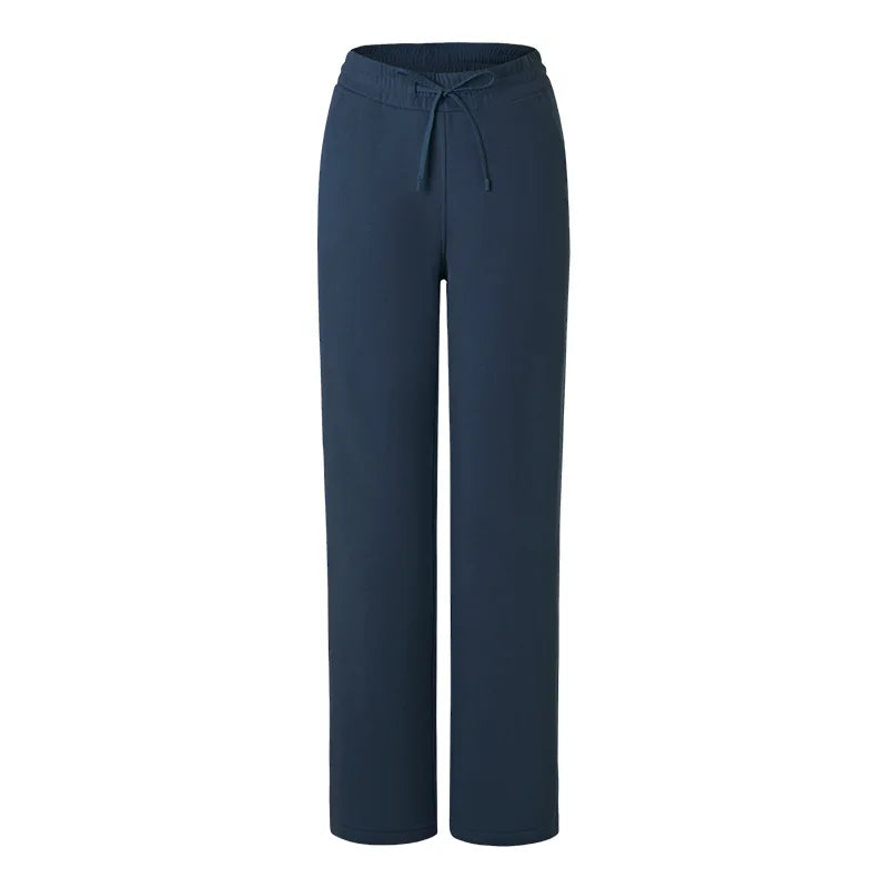 Mid-Rise Wide-Leg Cozy Pants