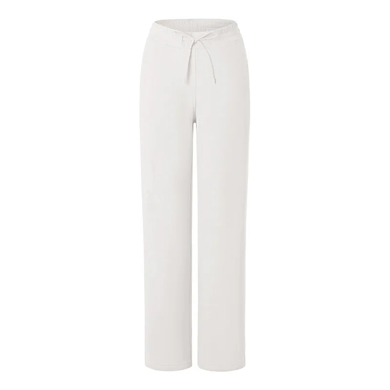 Mid-Rise Wide-Leg Cozy Pants