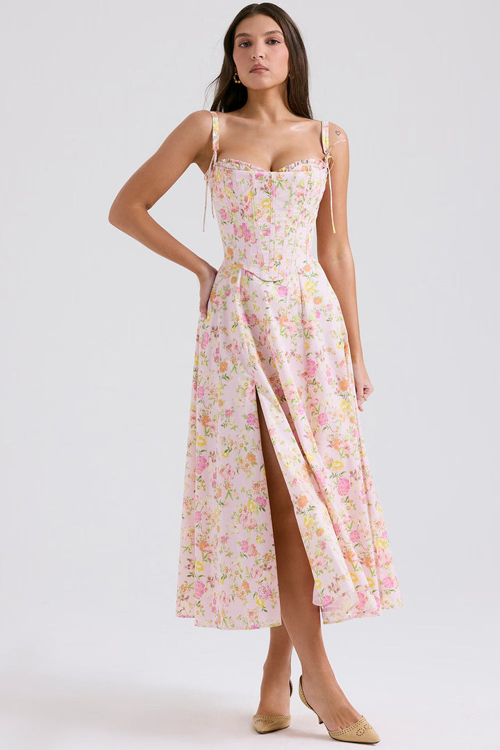 Clarabelle Corset Midi Sundress