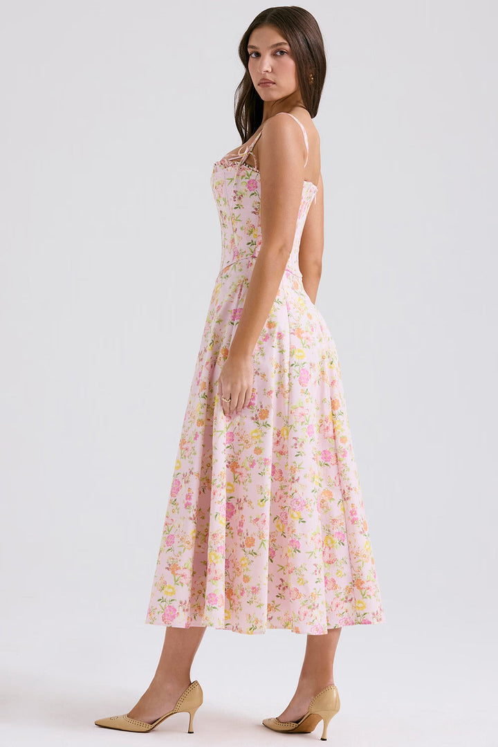 Clarabelle Corset Midi Sundress