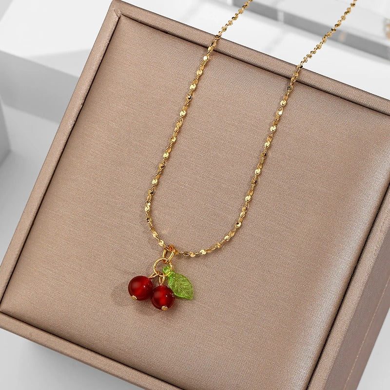 The Sweetest Cherry Necklace