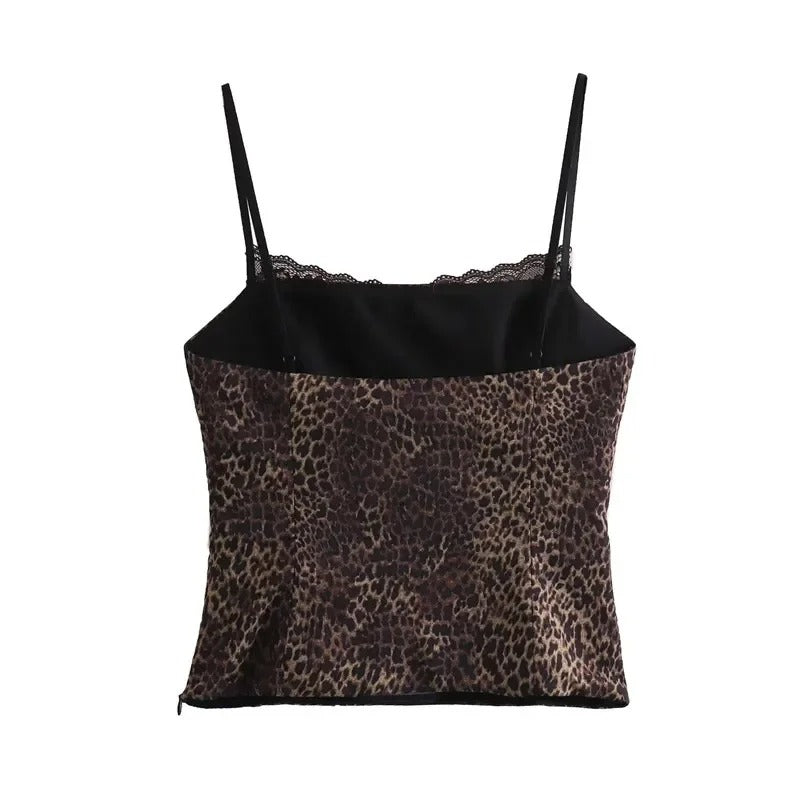 Valentina Leopard Cami