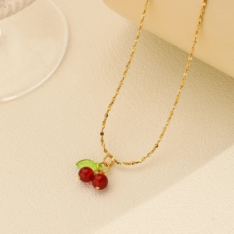 The Sweetest Cherry Necklace